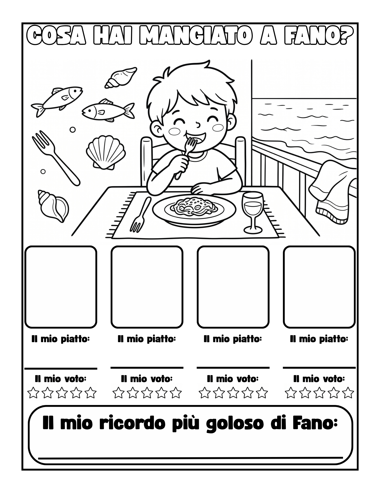 Attività creativa pagina 74 - Fano col naso all'insù