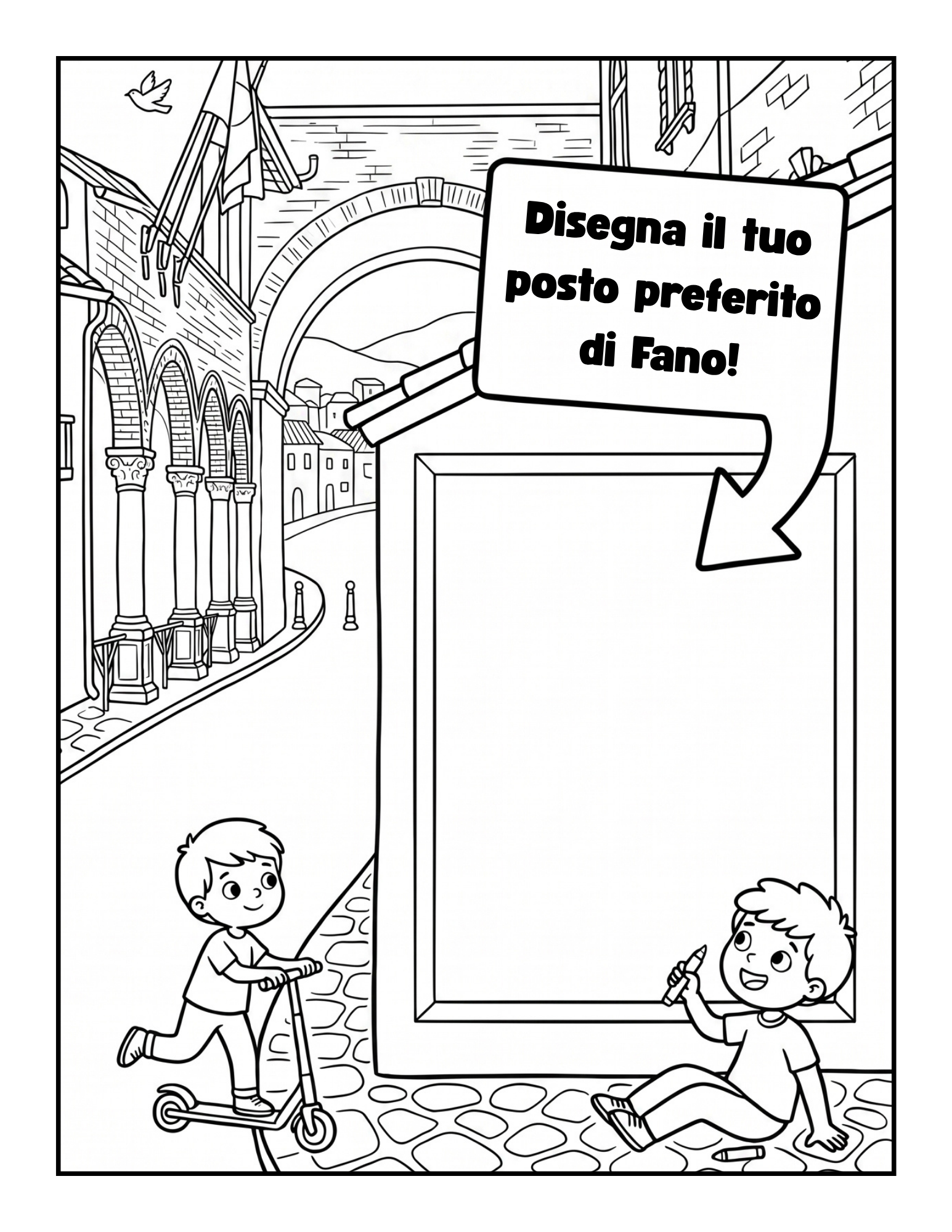 Attività creativa pagina 84 - Fano col naso all'insù