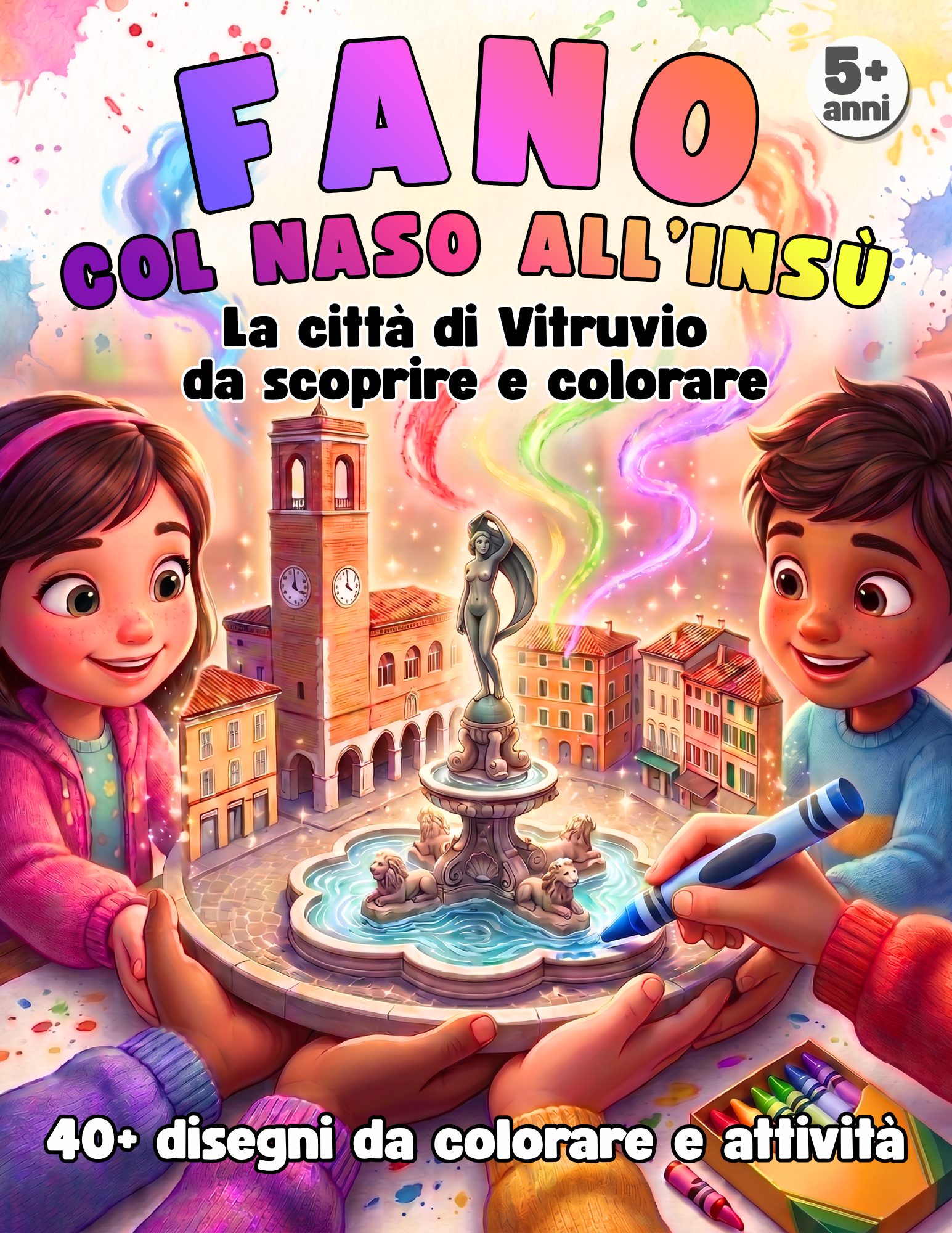 Copertina frontale del libro Fano col naso all'insù